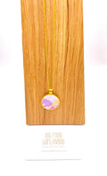 Upcycled Pink Pendant Necklace – Eco Friendly & Handmade Jewellery